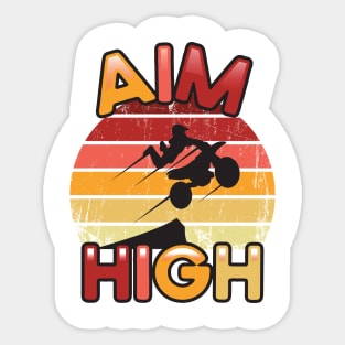 AIM HIGH MOTORBIKE JUMP Sticker